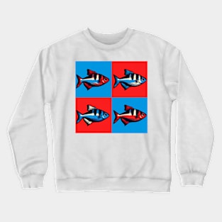 Neon Tetra - Cool Tropical Fish Crewneck Sweatshirt